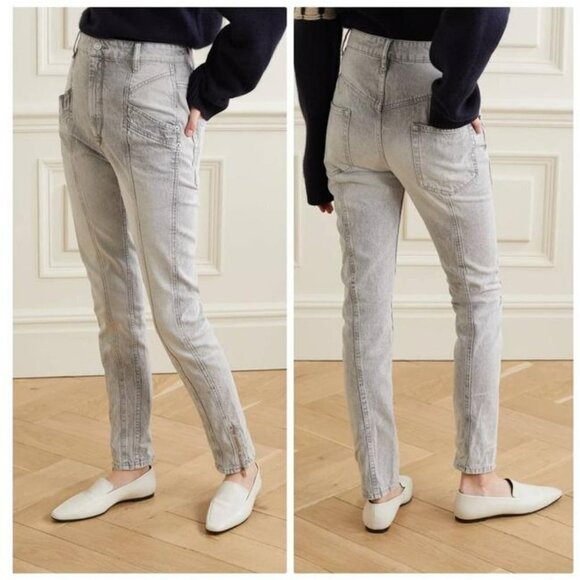 Isabel Marant Kelissa Trouser Gray Jeans - Picture 1 of 8